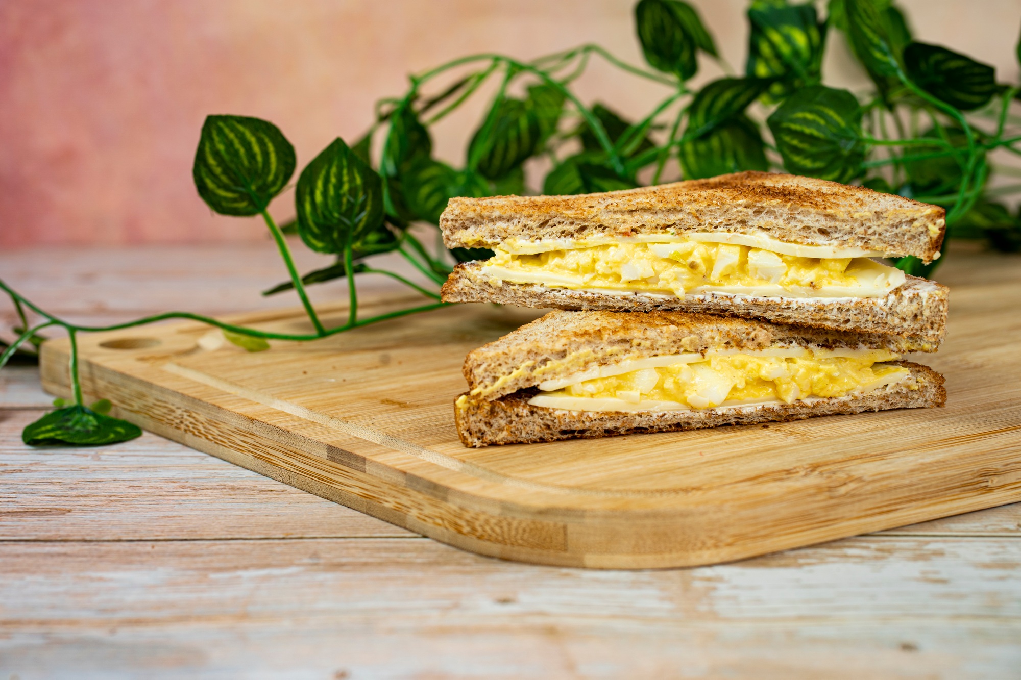 Egg sandwich for breakfast